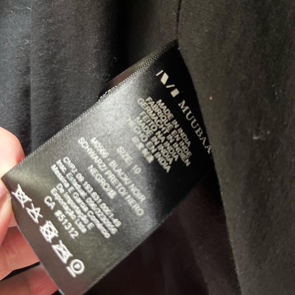 Muubaa black leather jacket US size 6 - Picture 5 of 6